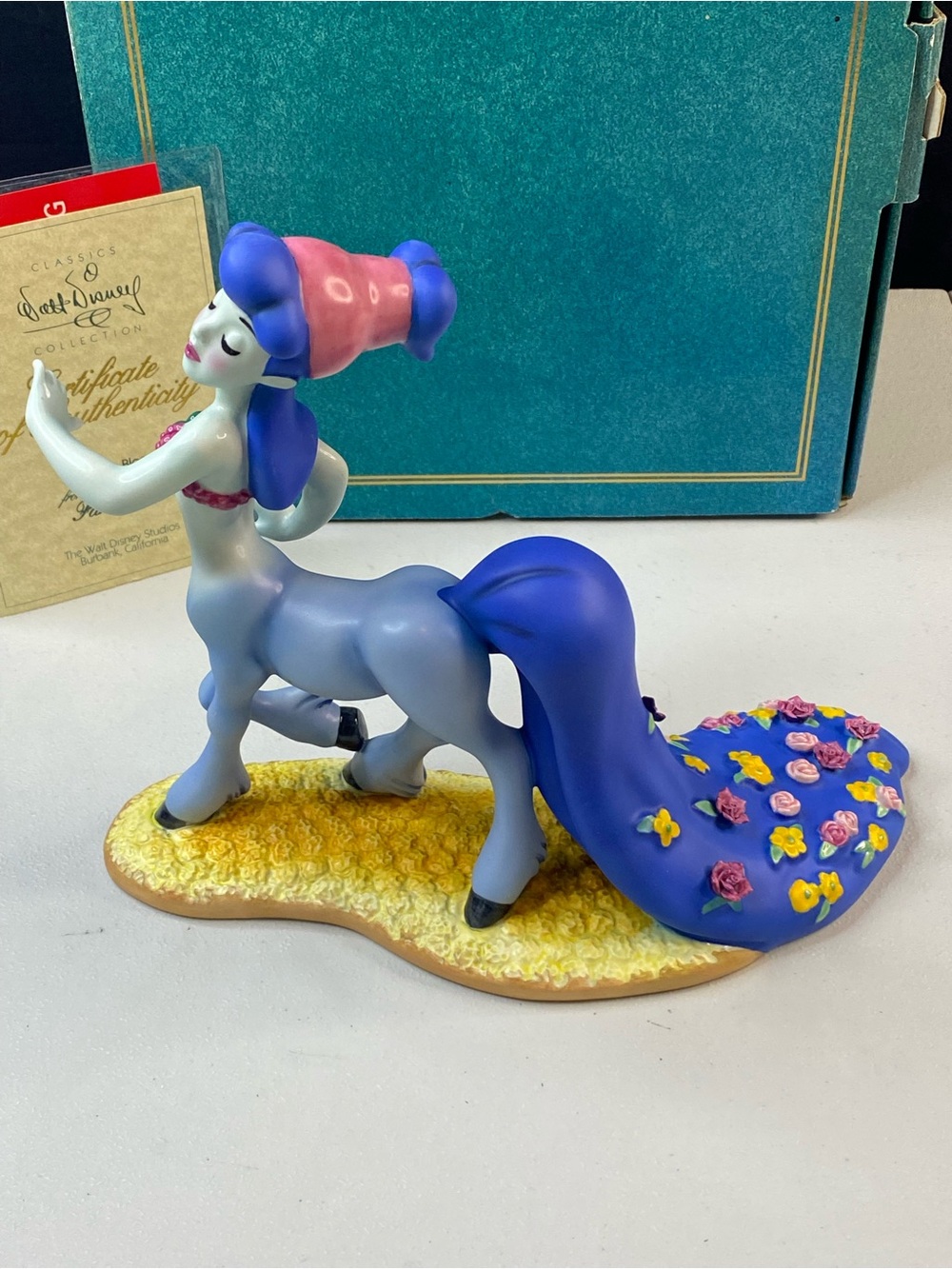 WDCC Fantasia Blue Centaurette Figurine  Beauty in Bloom Disney COA Box - Picture 5 of 13